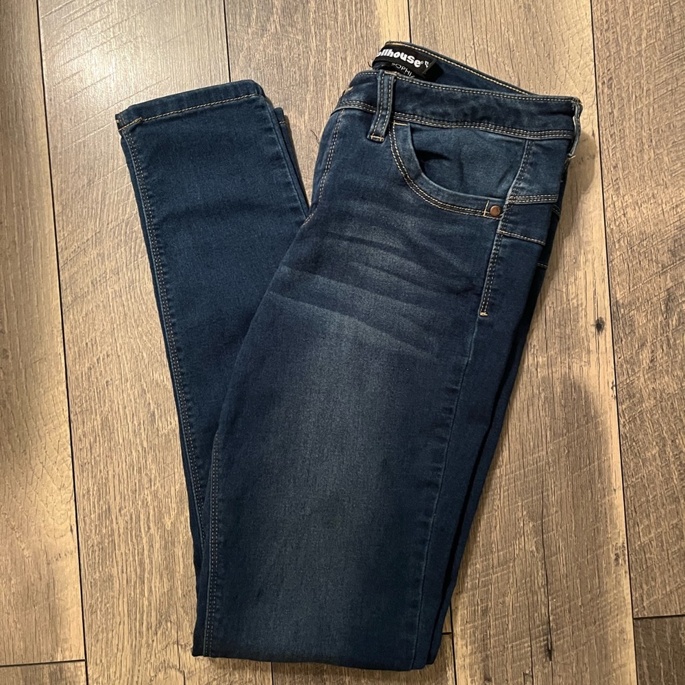 👖💛Dollhouse Sophia Junior Like New Blue Jeans Size 11 W30 L30 - Picture 2 of 6